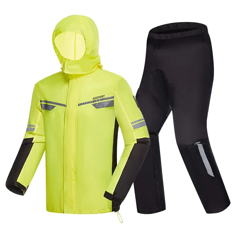 Motorcycle Rain Suit - รถจักรยานยนต์แยกเสื้อกันฝนกางเกงฝนรองเท้าฝนชุดขี่น้ําหนักเบาผู้ชายและผู้หญิงรถจักรยานยนต์กันฝน Rainwear