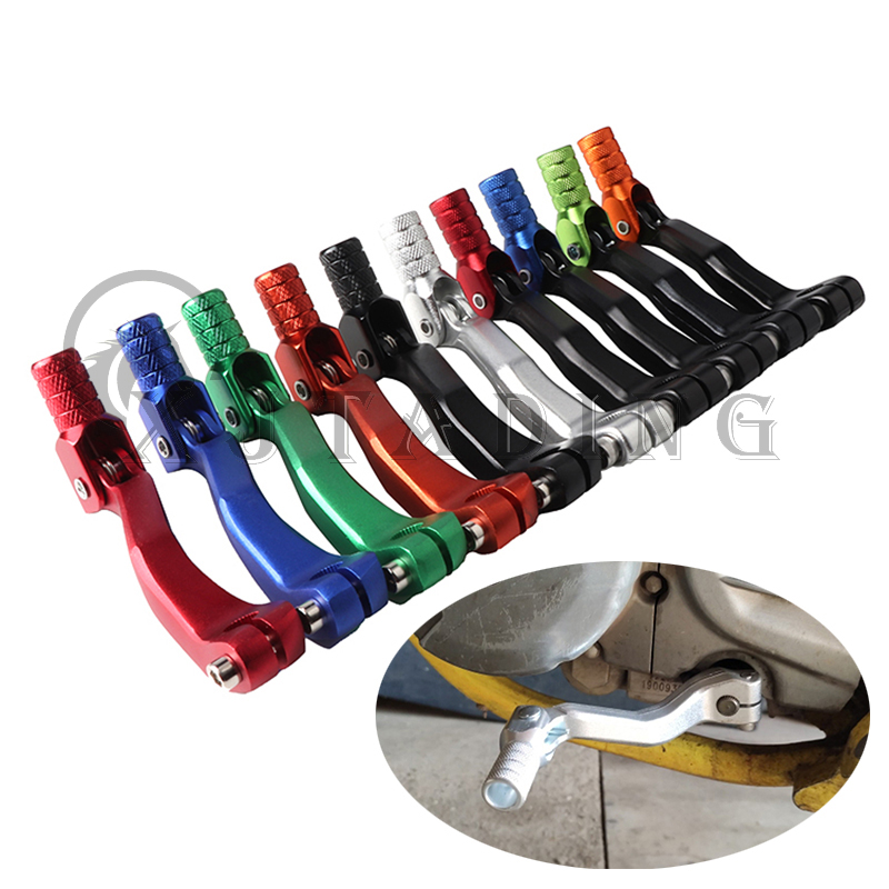 Motorcycle Gear Shift - อุปกรณ์เสริมมอเตอร์ไซค์อเนกประสงค์ คันเกียร์พับได้ CNC อลูมิเนียม สำหรับรถ ATV