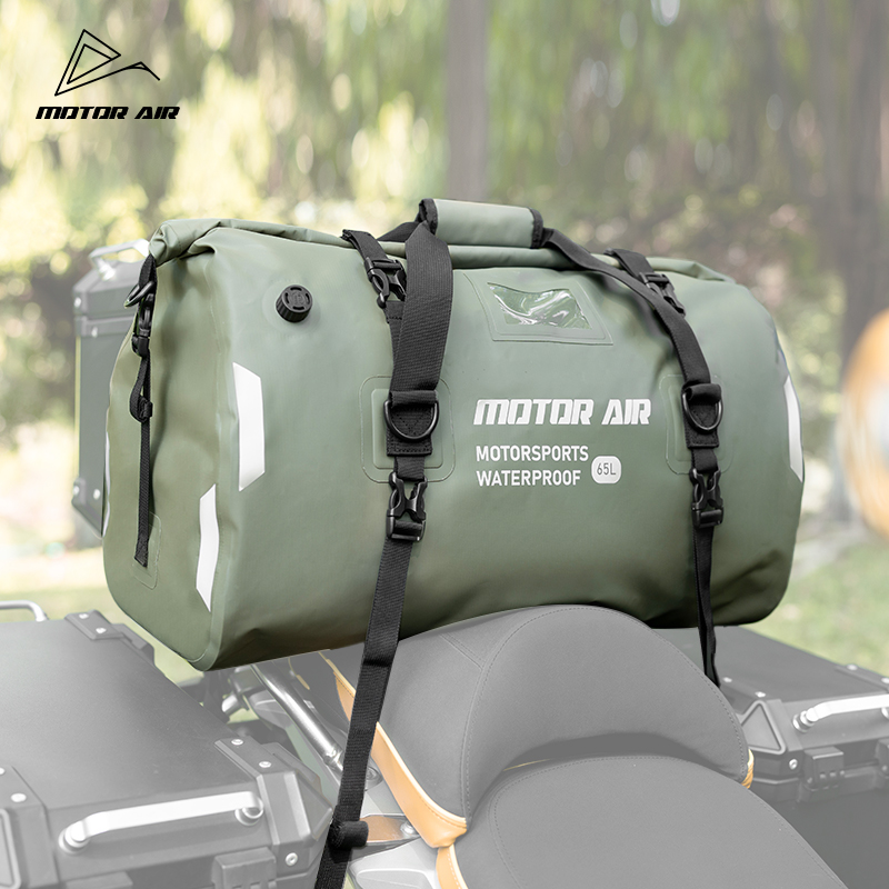 Motorcycle Gear With Airbag - มอเตอร์ Air 45L/65L ความจุสูงกระเป๋ารถจักรยานยนต์เกียร์เดินทางกลางแจ้งขี่เบาะหลังแพคเกจมัลติฟังก์ชั่กันน้ําหางกระเป๋า