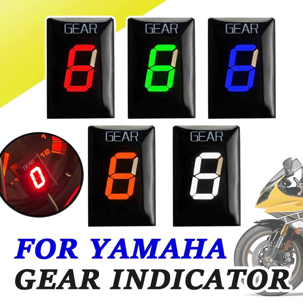 Motorcycle Gear Indicator - สําหรับ YAMAHA YZF-R1 YZFR1 YZF-R6 YZF-R6S