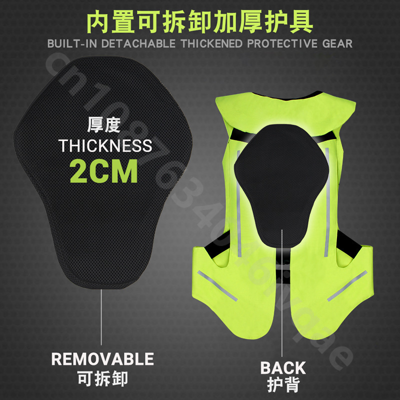 รถจักรยานยนต์เสื้อป้องกัน Anti - Motorcycle Gear With Airbag บทวิจารณ์และราคา