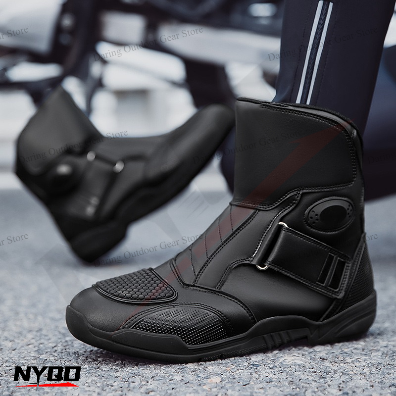 รองเท้าบู๊ทขี่มอเตอร์ไซค์ รองเ - Motorcycle Gear Plus Size Women บทวิจารณ์และราคา