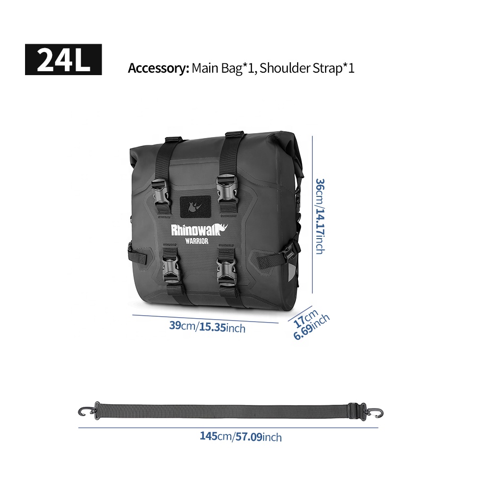 กระเป๋าข้างมอเตอร์ไซค์กันน้ำ R - Motorcycle Gear Travel Bag บทวิจารณ์และราคา