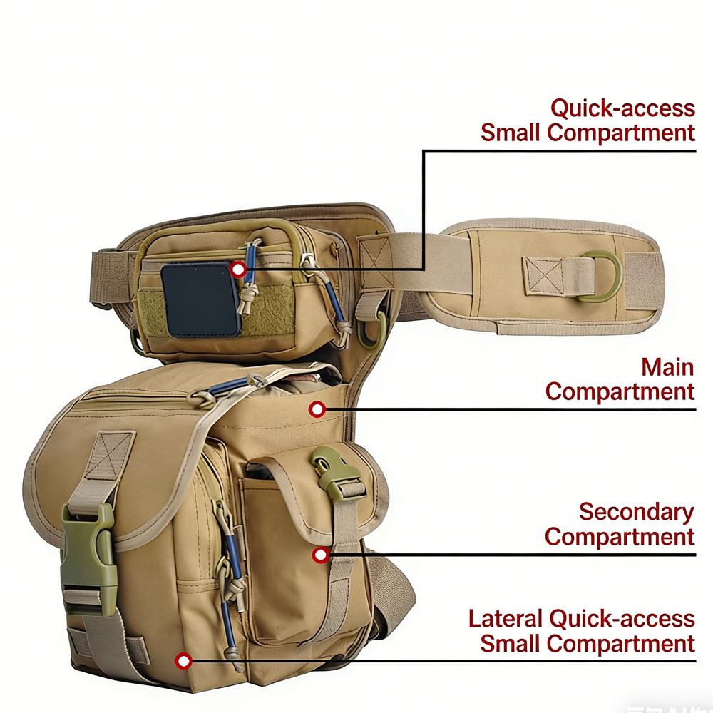 กระเป๋าคาดขาแบบยุทธวิธี สำหรับ - Motorcycle Gear Travel Bag บทวิจารณ์และราคา