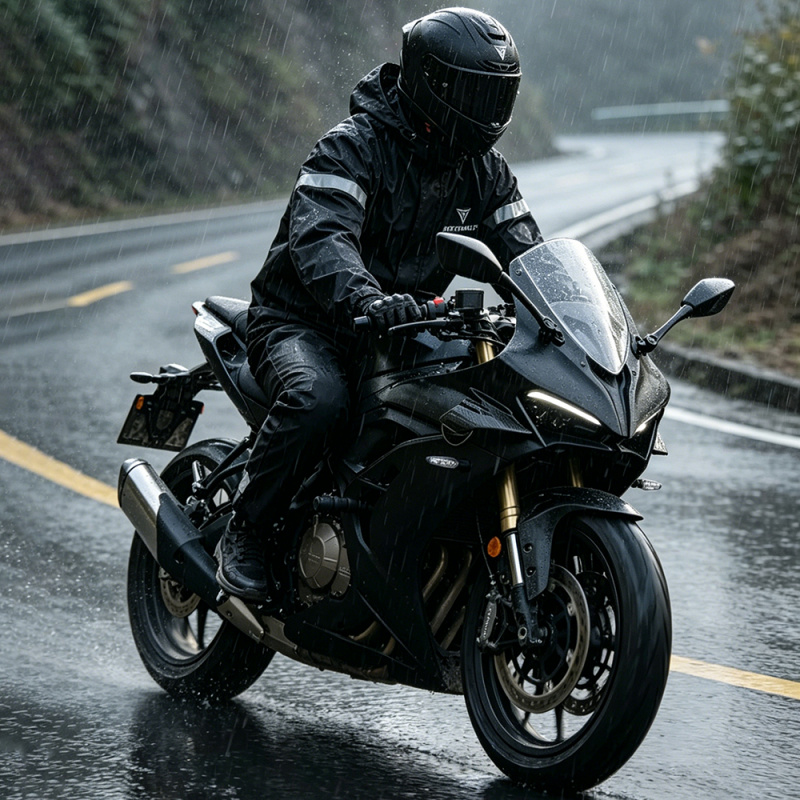 ชุดกันฝนสำหรับขี่มอเตอร์ไซค์แบ - Motorcycle Gear Full Suit บทวิจารณ์และราคา