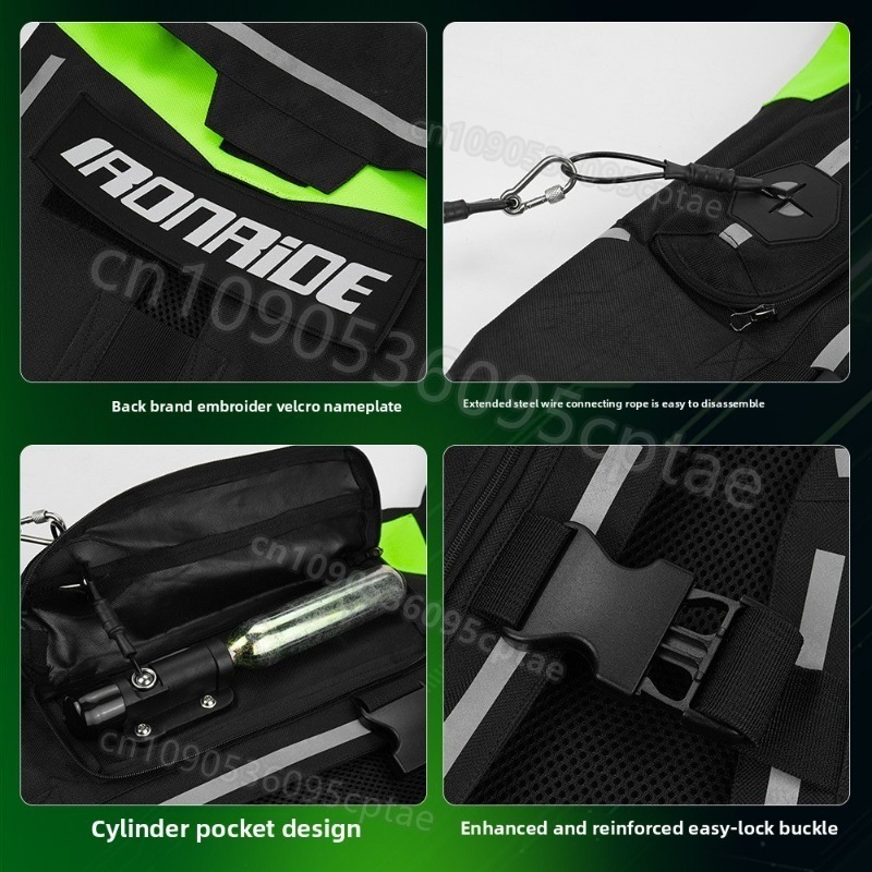 เสื้อกั๊กถุงลมนิรภัยสำหรับรถจั - Motorcycle Gear With Airbag บทวิจารณ์และราคา