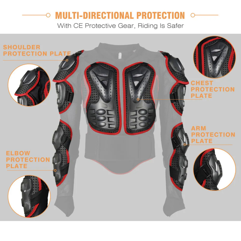 ชุดเกราะป้องกันสำหรับมอเตอร์คร - Motorcycle Gear Full Suit บทวิจารณ์และราคา