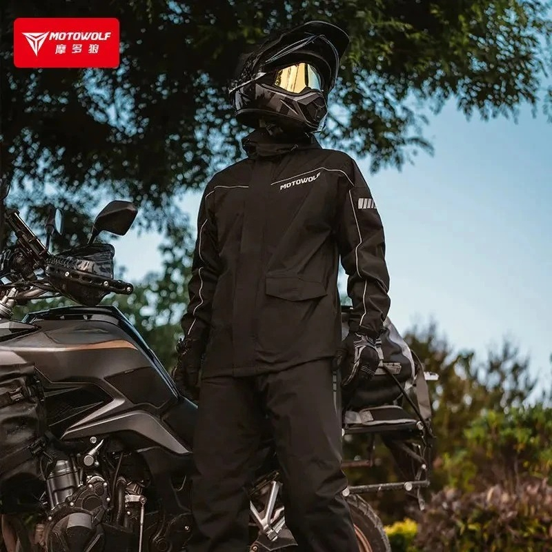 ชุดกันฝนสำหรับขี่มอเตอร์ไซค์ M - Motorcycle Rain Suit บทวิจารณ์และราคา