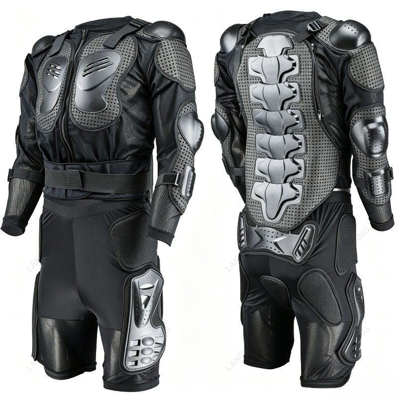 ชุดเสื้อแจ็คเก็ตและกางเกงป้องก - Motorcycle Gear Full Suit บทวิจารณ์และราคา