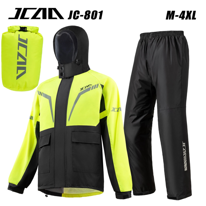 ชุดกันฝนสำหรับขี่มอเตอร์ไซค์ ช - Motorcycle Rain Suit บทวิจารณ์และราคา