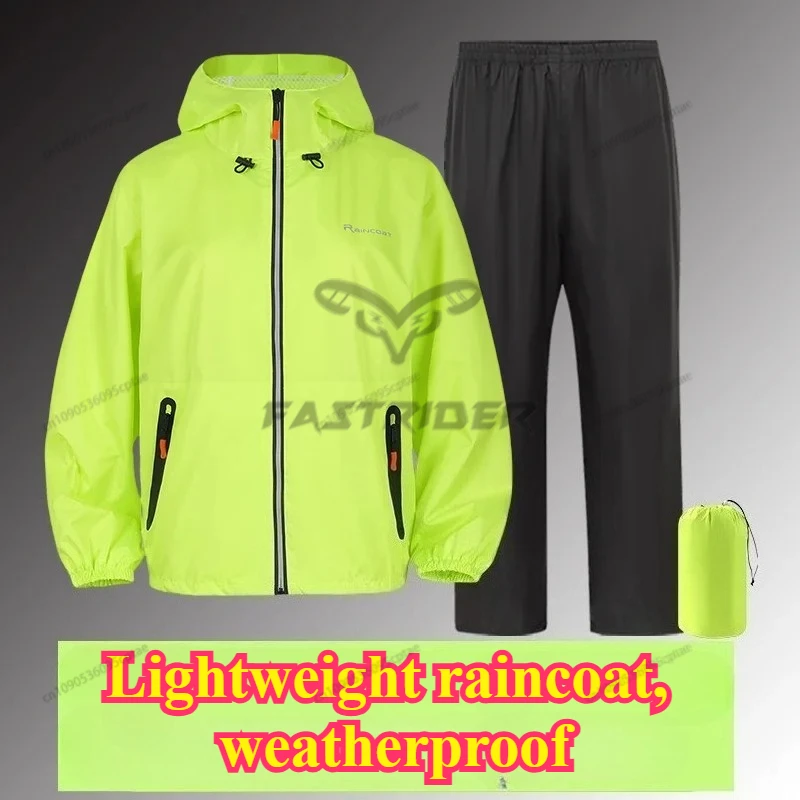 ชุดกันฝนสำหรับฤดูร้อนแบบ unise - Motorcycle Rain Suit บทวิจารณ์และราคา