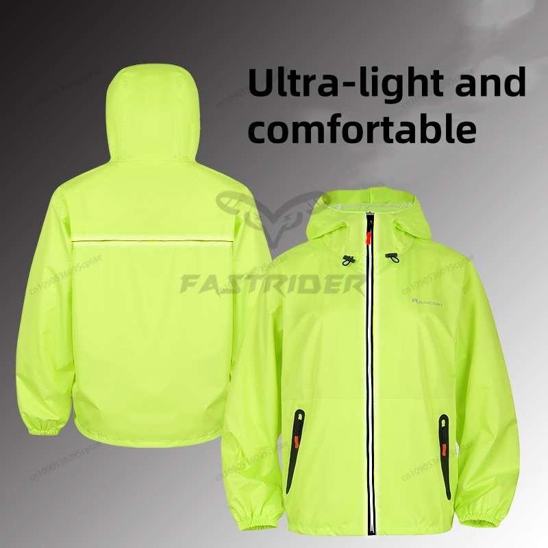 ชุดกันฝนสำหรับฤดูร้อนแบบ unise - Motorcycle Rain Suit บทวิจารณ์และราคา