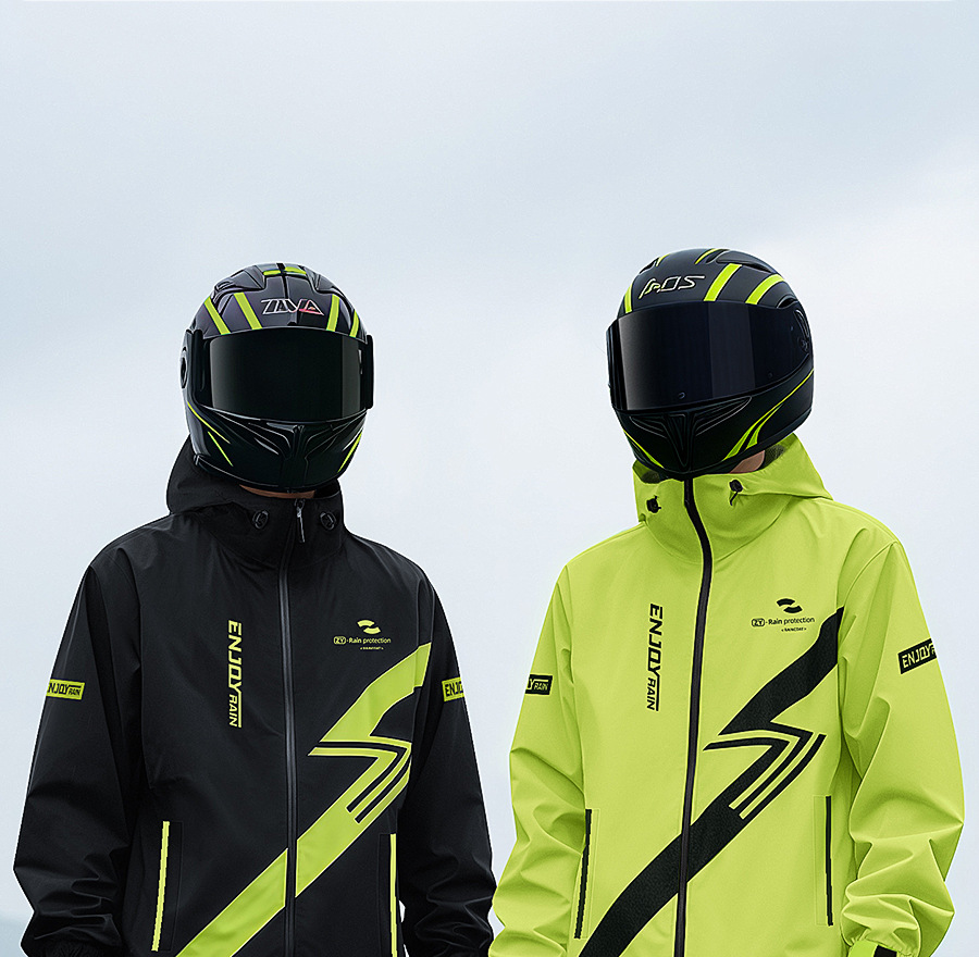 ชุดเสื้อกันฝนและกางเกงกันฝนแบบ - Motorcycle Gear Full Suit บทวิจารณ์และราคา