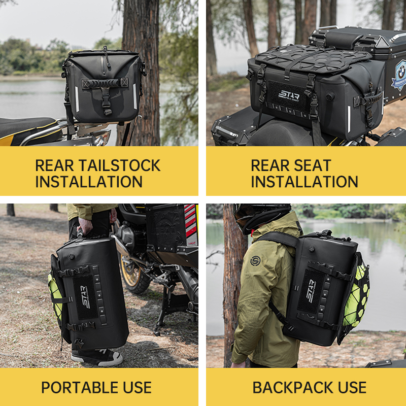 กระเป๋าติดมอเตอร์ไซค์ SFK รุ่น - Motorcycle Gear Travel Bag บทวิจารณ์และราคา