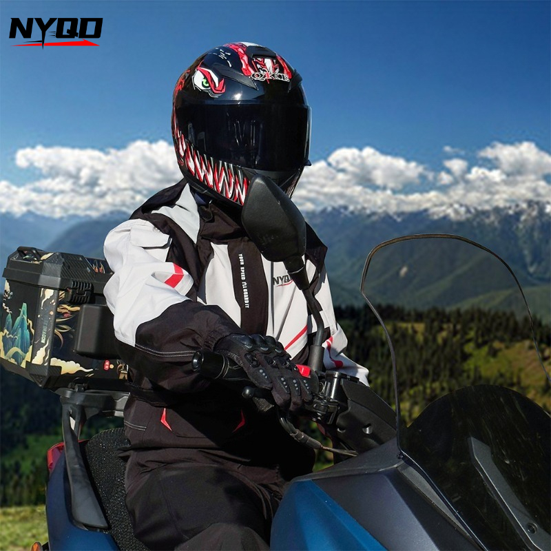 ชุดกันฝนสำหรับขี่มอเตอร์ไซค์ เ - Motorcycle Gear Full Suit บทวิจารณ์และราคา