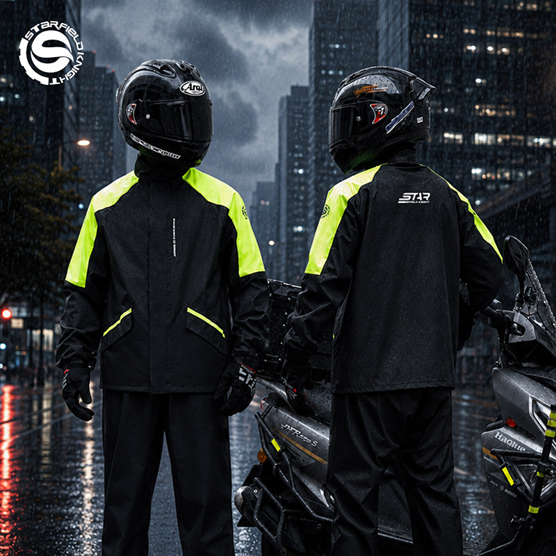 ชุดกันฝนสำหรับผู้ชายและผู้หญิง - Motorcycle Rain Suit บทวิจารณ์และราคา