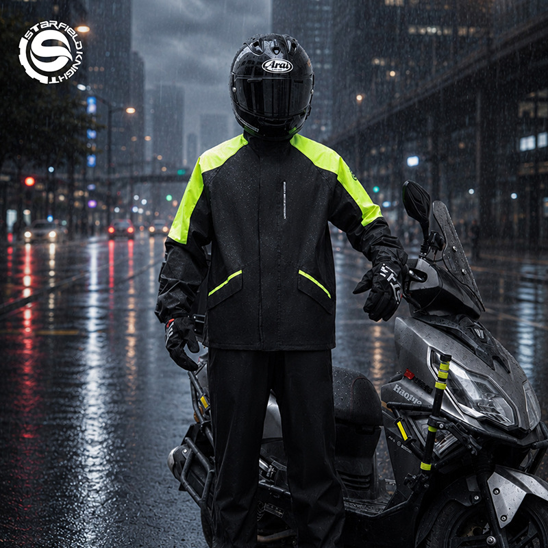 ชุดกันฝนสำหรับผู้ชายและผู้หญิง - Motorcycle Rain Suit บทวิจารณ์และราคา