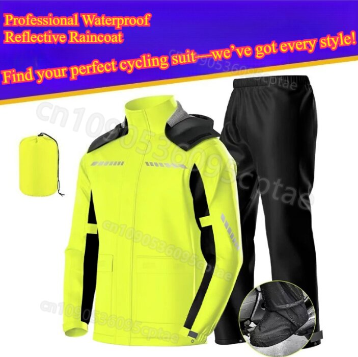 ชุดกันฝนสำหรับขี่มอเตอร์ไซค์แบ - Motorcycle Rain Suit บทวิจารณ์และราคา