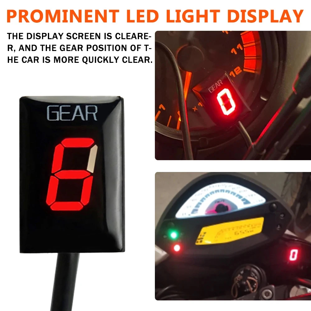 สําหรับ YAMAHA YZF-R1 YZFR1 YZ - Motorcycle Gear Indicator บทวิจารณ์และราคา