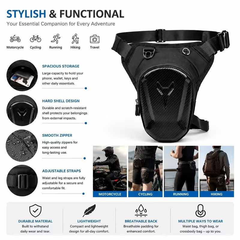 กระเป๋าคาดเอวกันน้ำสำหรับมอเตอ - Motorcycle Gear Companies บทวิจารณ์และราคา